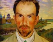 鲍里斯 克斯托依列夫 : Portrait of an Art Historian and Restorer Alexander Anisimov